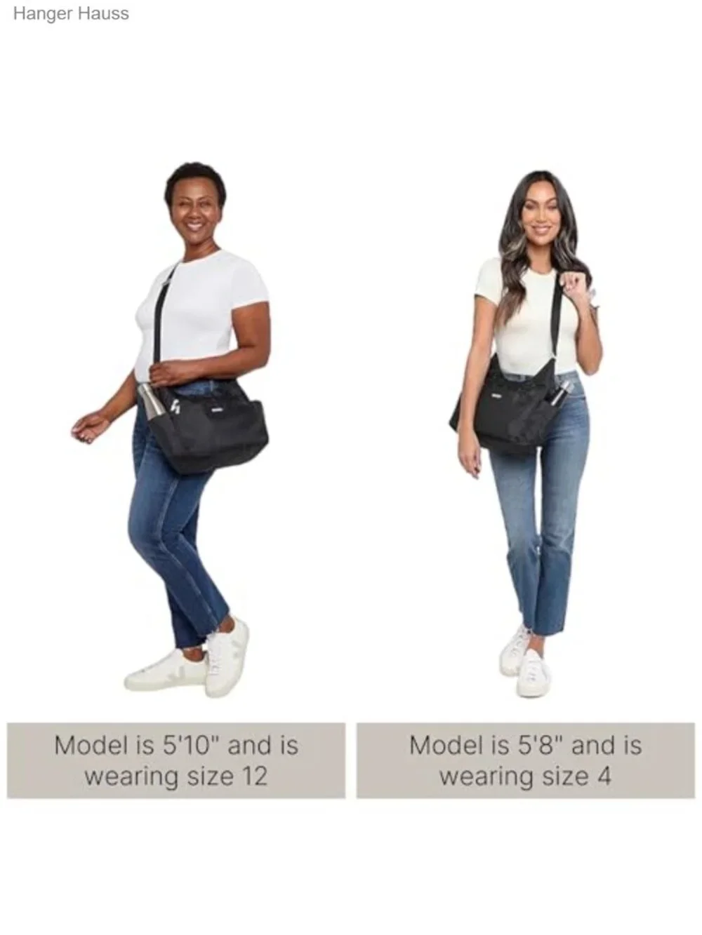 Lightweight Machine Washable Hobo Crossbody with RFID Protection